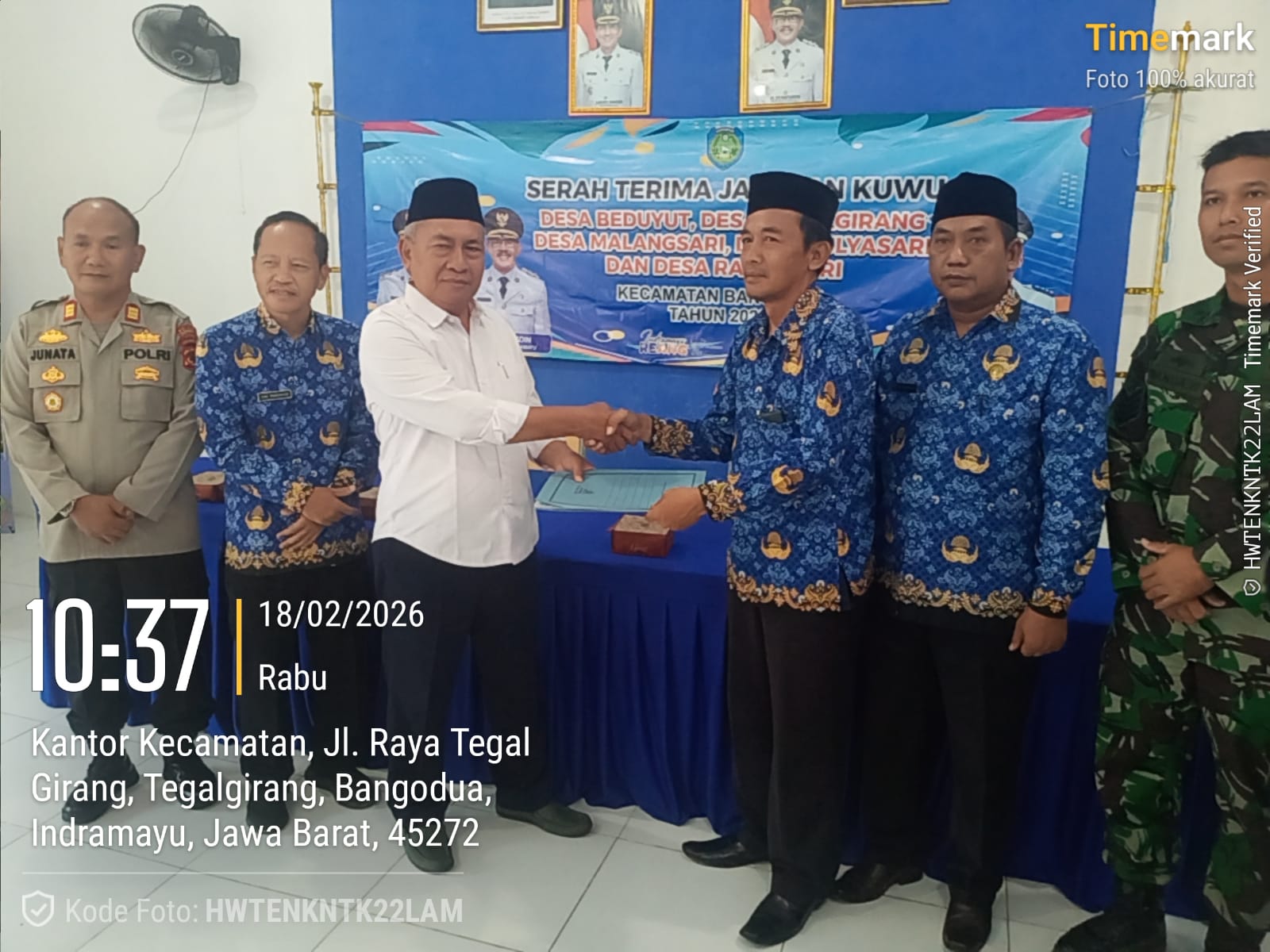 Serah Terima Jabatan (Sertijab)