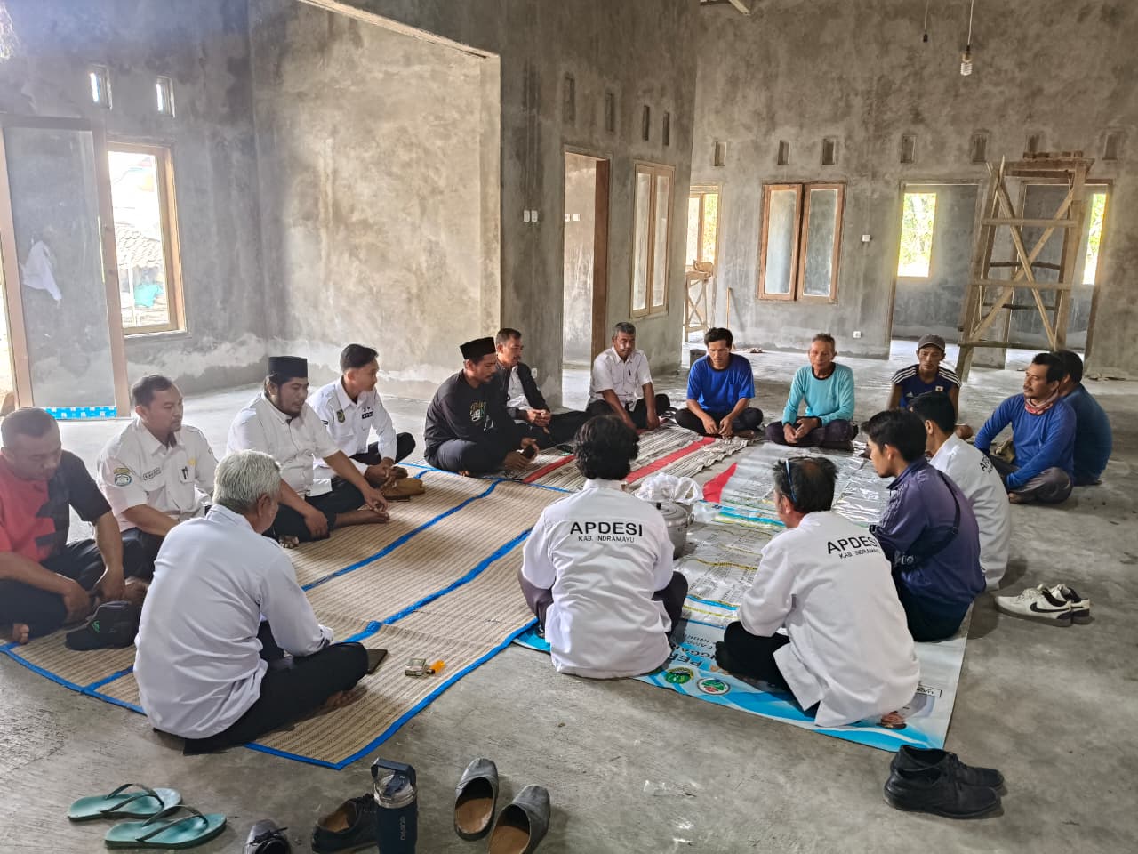 Do'a dan Tahlil Bersama di Gedung Baru Kantor Desa